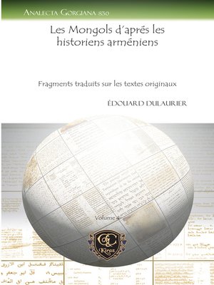 cover image of Les Mongols d'aprés les historiens arméniens